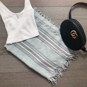 Aritzia Aztec Striped Blanket Scarf